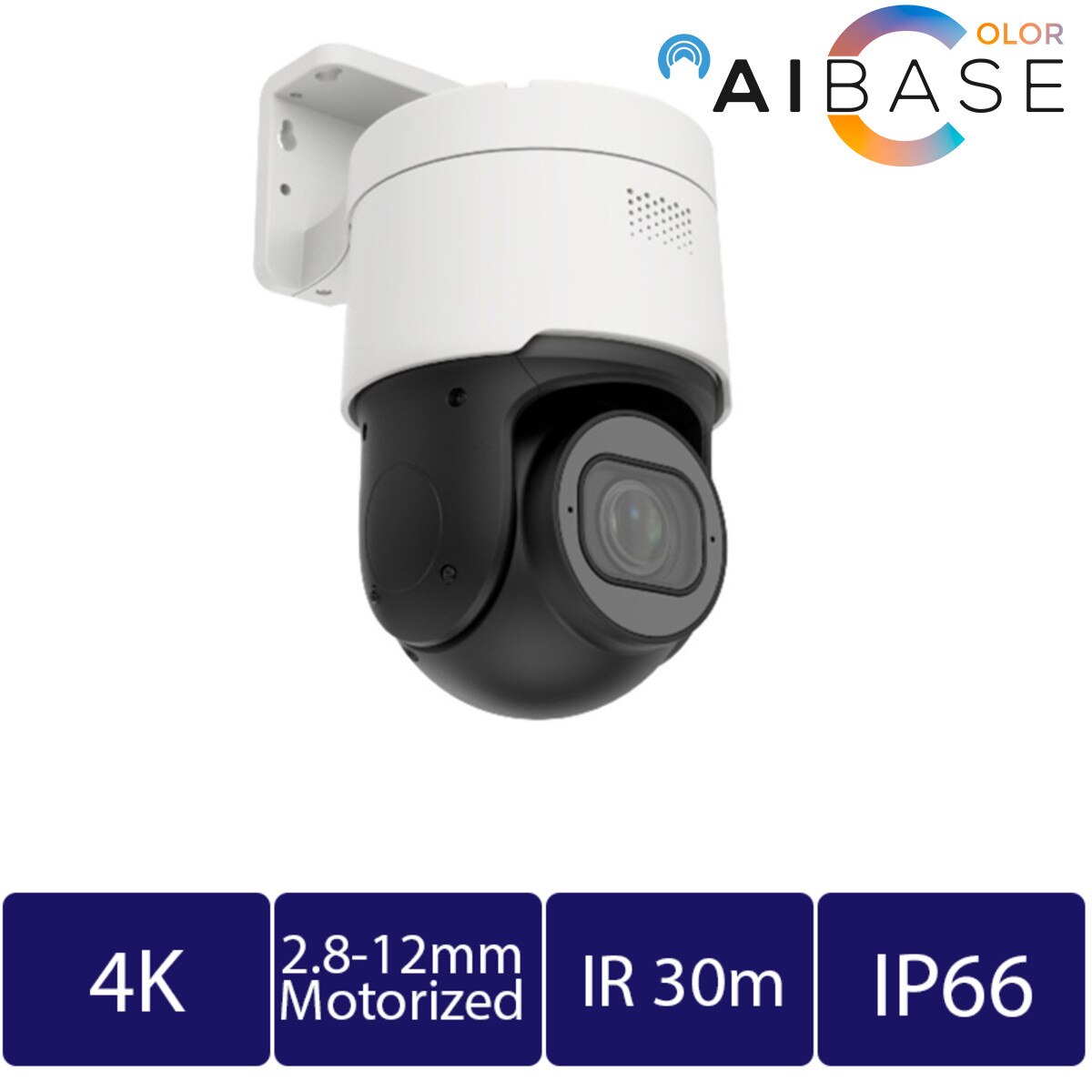 8MP AI Active Deterrence PTZ Camera (CAM-IP3638-PV-4X-AI) 8MP AI Active Deterrence PTZ Camera (CAM-IP3638-PV-4X-AI)